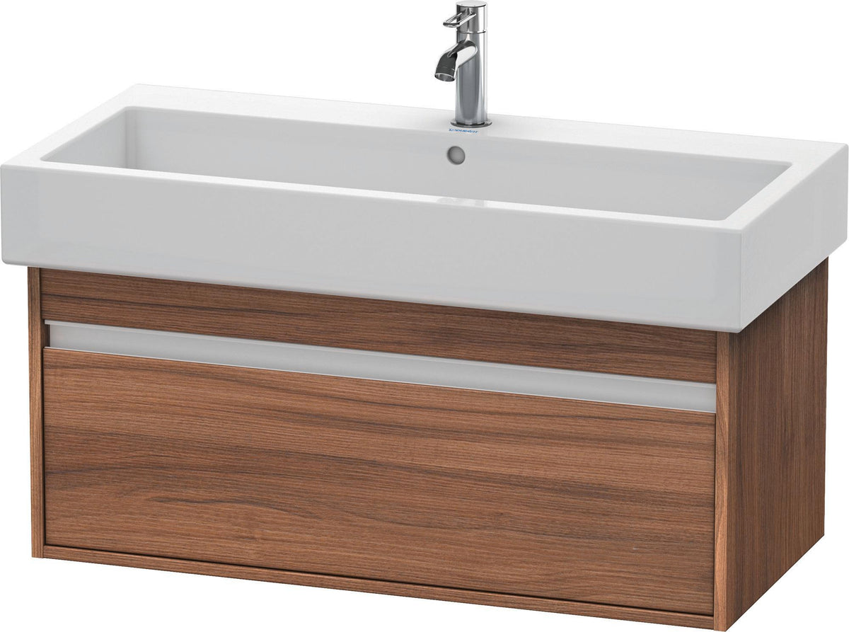Duravit Ketho Waschtischunterbau 950 mm wandhängend basalt matt mit 1 Auszug