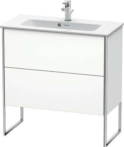 Duravit Waschtischunterbau XSQUARE 810x831x388 mm mit 2 Auszügen, s-matt, Eiche Ahorn