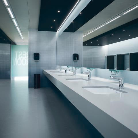 Duravit Sensor 1 Waschtischmischer elektronisch – Netzbetrieb, Chrom, 122 mm Auslauf
