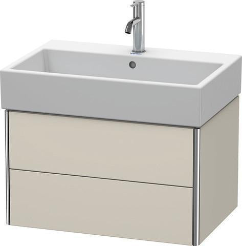 Duravit XSquare Waschtischunterbau 684 mm wandhängend mit Schubkasten und Siphonausschnitt