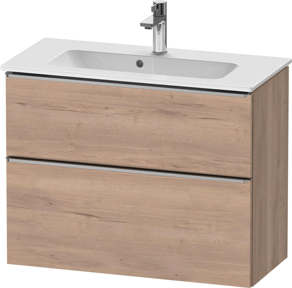DURAVIT D-Neo Waschtischunterbau 810 mm Eiche Schwarz Bronze, wandhängend, 1 Auszug