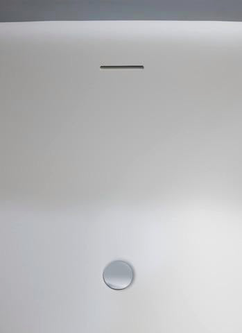 DURAVIT Cape Cod Freistehbadewanne 1855x885 mm Mineralguss Weiß Matt mit Fußgestell