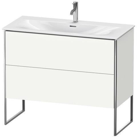 Duravit XSquare Waschtischunterbau 1010 mm mit 2 Auszügen in Steingrau-Matt