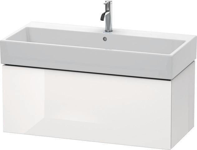 Duravit L-Cube Waschtischunterbau 984 mm taupe supermatt mit Tip-On-Technik