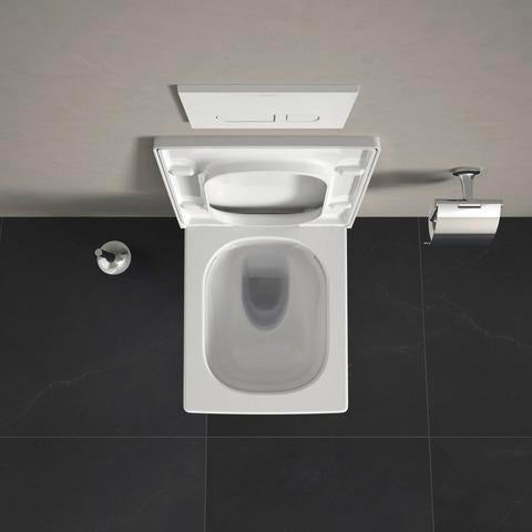 DURAVIT WC-Sitz Design Classics Viu Comp. Weiß mit Edelstahl-Scharnieren, ohne Absenkautomatik