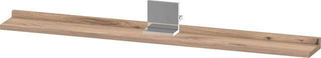 DURAVIT Sivida Spiegel Ablage 1000 mm Chrom/Nussbaum Matt – Badablage mit Befestigungsmaterial