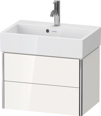 Duravit XSquare Waschtischunterbau Compact 397x584x390 mm weiß matt – wandhängend, 2 Schubkästen