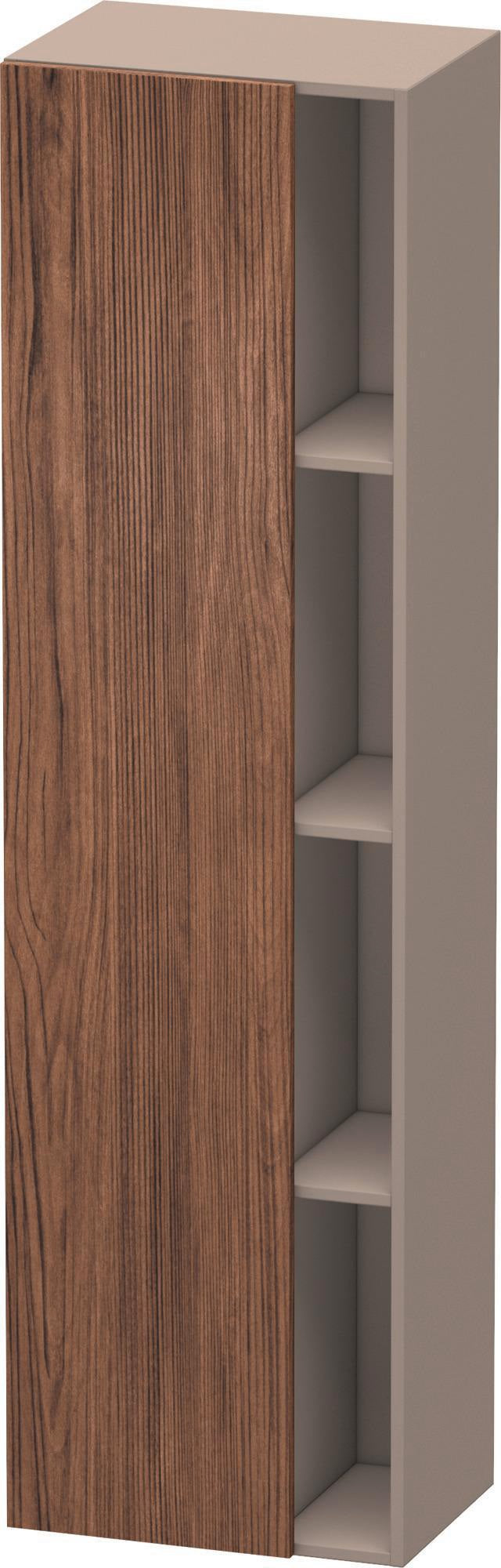 DURAVIT DuraStyle Hochschrank 360x500x1800mm, 1 Tür links, weiß matt – Wandhängend mit Soft-Close
