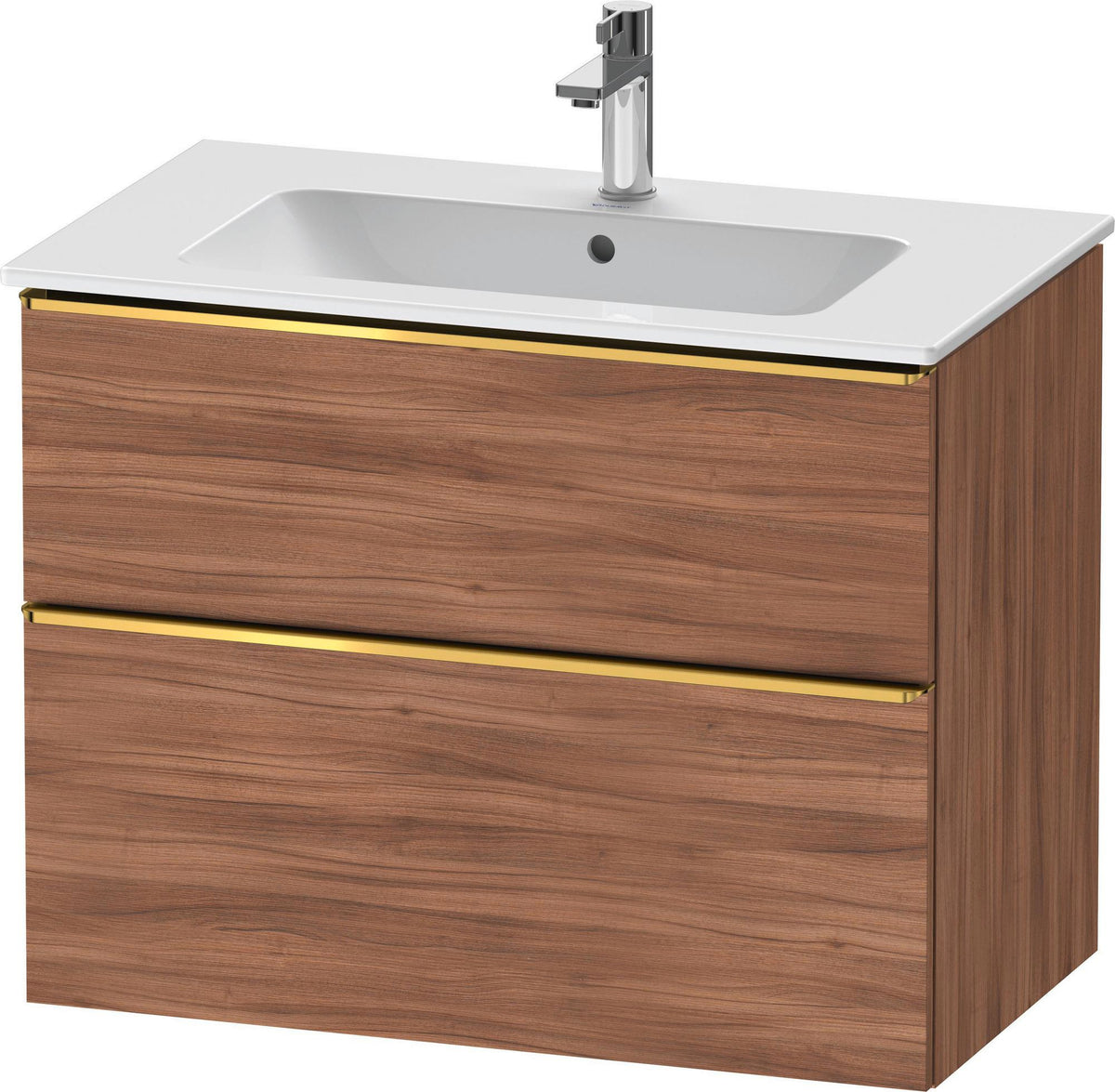 Duravit D-Neo Waschtischunterbau 810 mm betongrau matt mit Soft-Close-Auszug