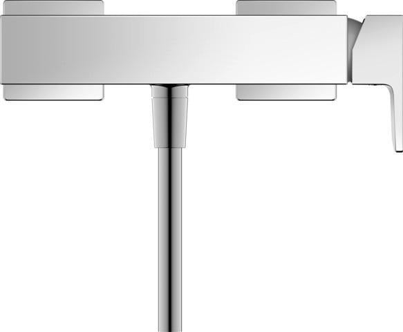 DURAVIT Manhattan Einhebel-Brausemischer Aufputz Keramikmischsystem Schwarz Matt
