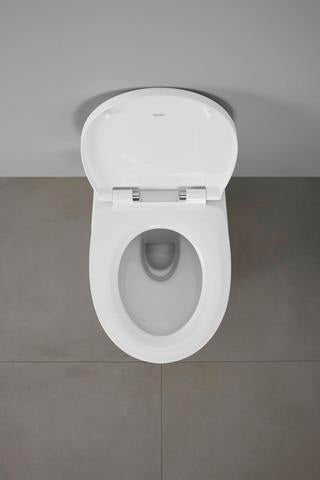 DURAVIT Univavo WC-Sitz Oval Tief 451mm mit Absenkautomatik, Weiß
