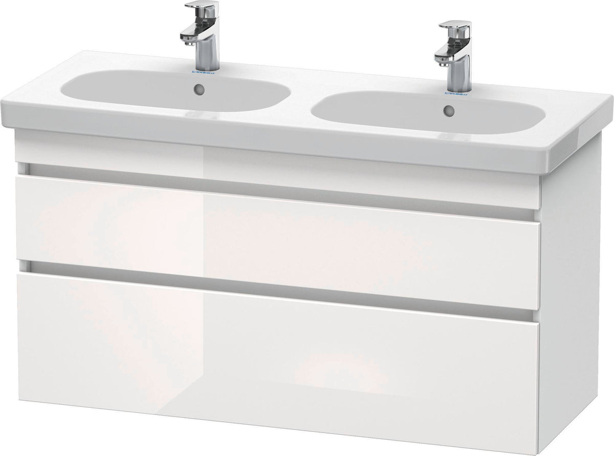 Duravit DuraStyle Waschtischunterbau 1150 mm, 2 Schubkästen, weiß matt – wandhängend