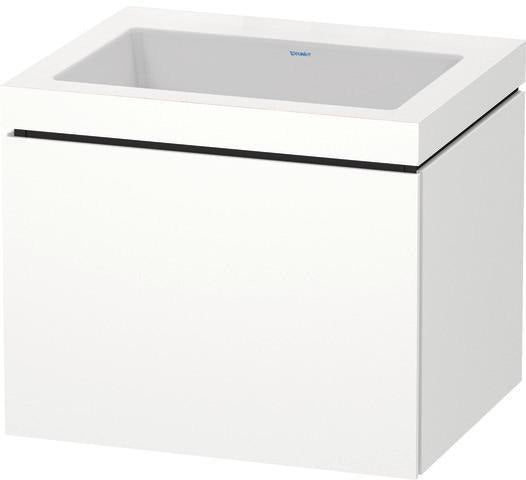 Duravit Waschtischset L-Cube 600x480mm mit Möbelwaschtisch Vero Air, wandhängend, ohne Überlauf