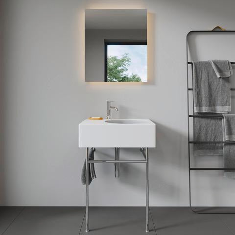 DURAVIT Design Classics Wandwaschtisch 615 mm, Becken links, mit Überlauf, weiß