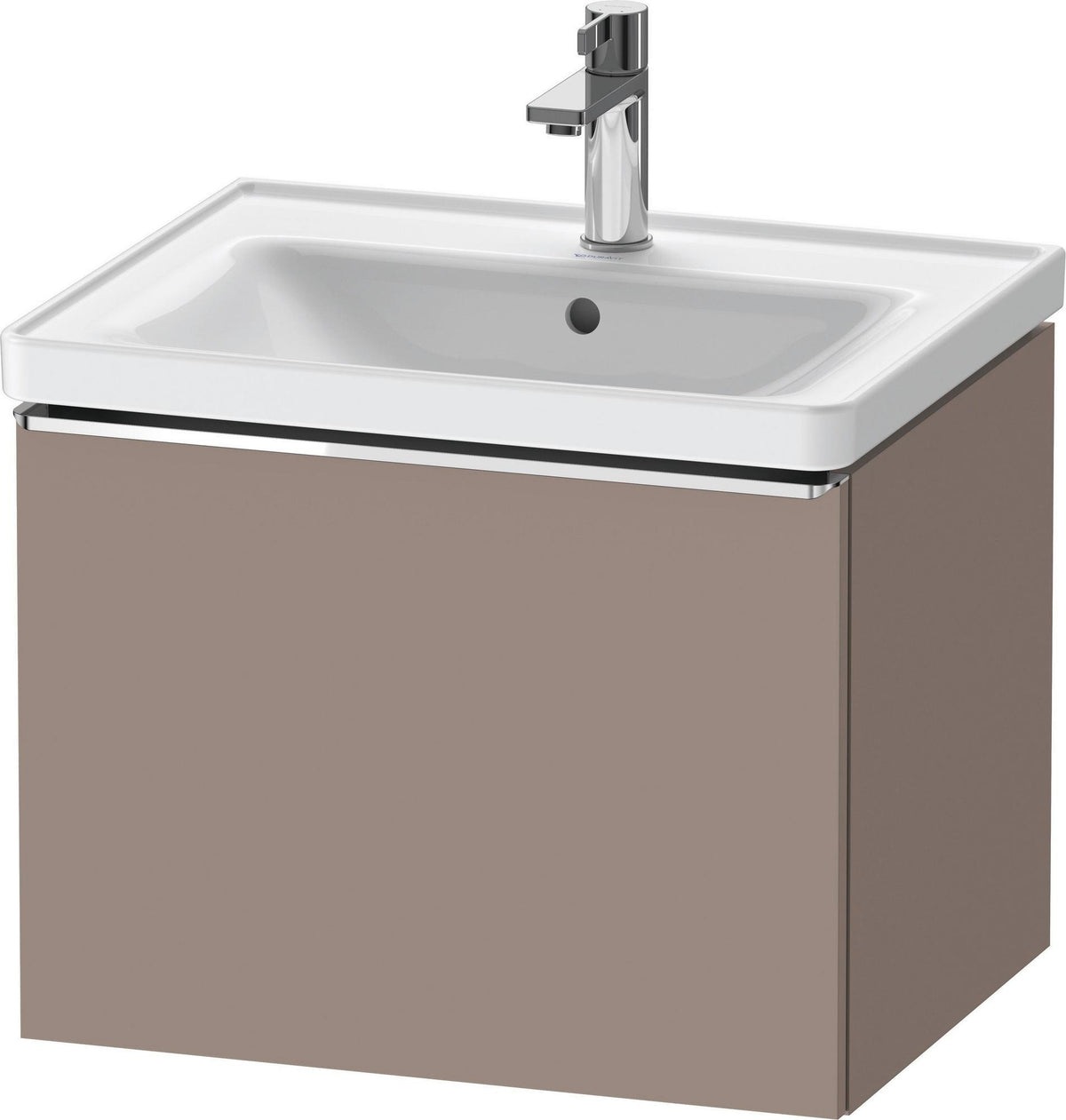 DURAVIT D-Neo Waschtischunterbau 584 mm betongrau matt mit 1 Auszug und Soft-Close