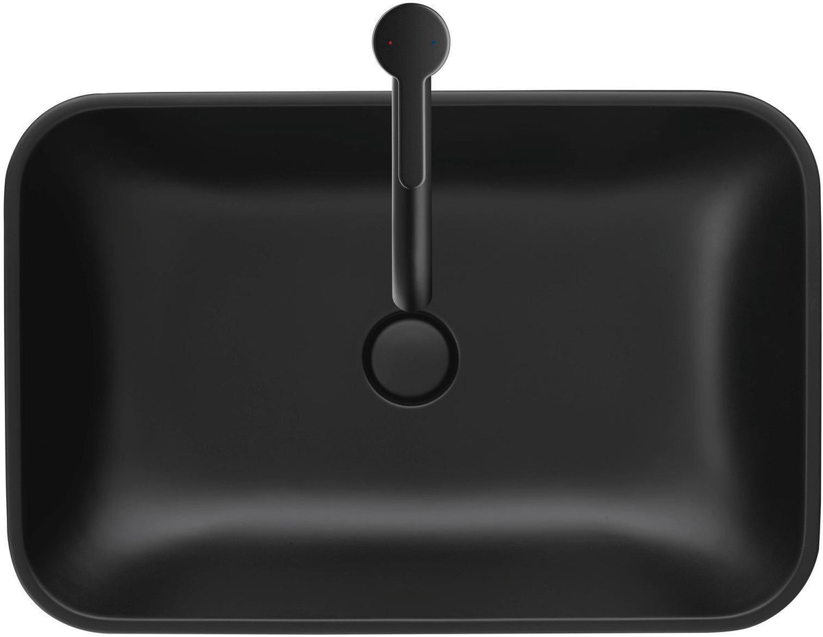 DURAVIT C.1 Einhebel-Waschtischmischer L ohne Zugstange, Schwarz Matt, 136 mm Ausladung