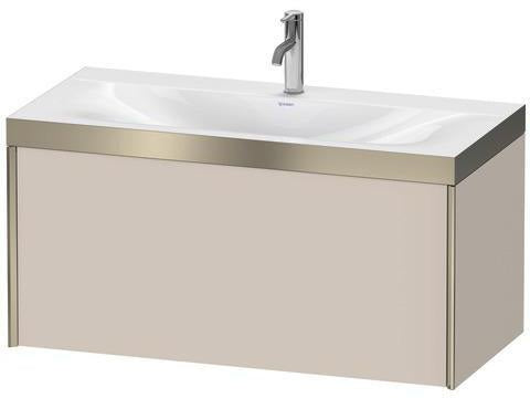 Duravit XVIU Möbelwaschtischset 1000x480mm mit Unterbau, Auszug & Viu Keramik