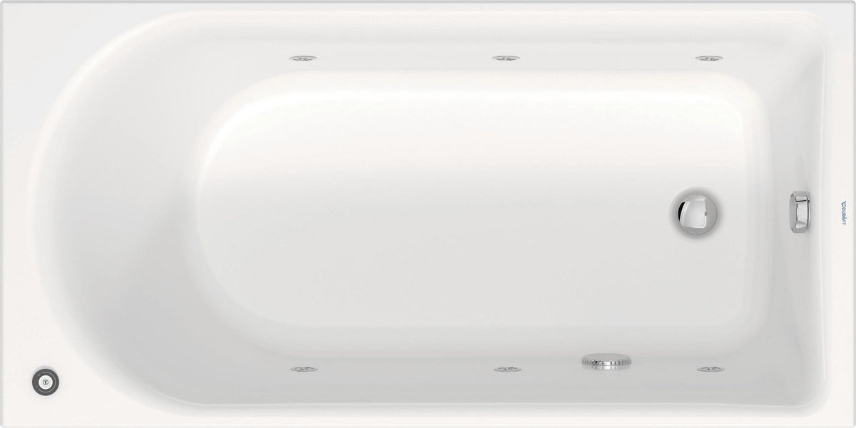 DURAVIT D-Neo Whirlwanne 1500x750 mm Einbau mit Jet-Project, 6 verstellbare Düsen, Weiß