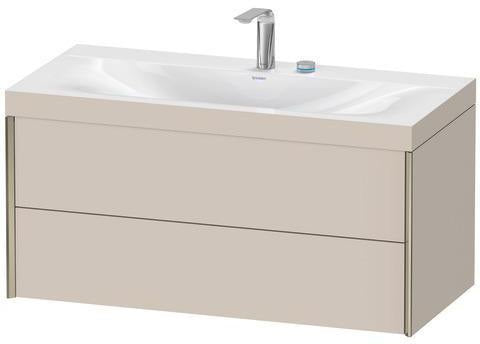 Duravit XViu Möbelwaschtischset 1000x480mm mit Viu Waschtisch und 2 Schubkästen