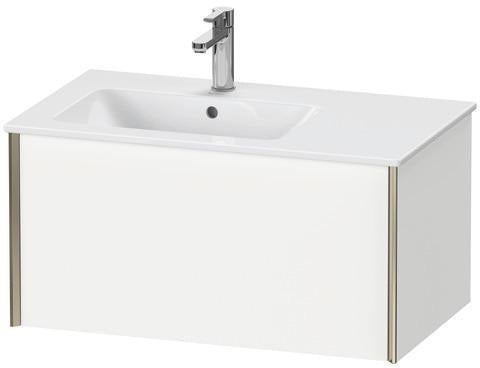 Duravit Waschtischunterbau XVIU 810 mm weiß matt mit Tip-On-Technik und Auszug