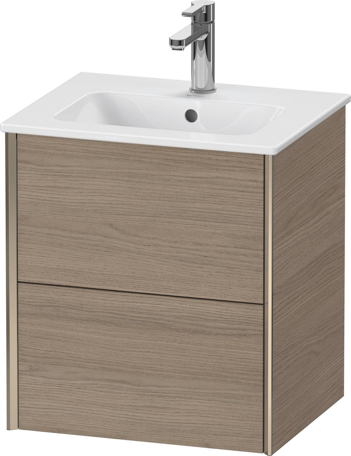 DURAVIT XViu Waschtischunterbau wandhängend 510 mm mit 2 Schubkästen und Tip-on Technik