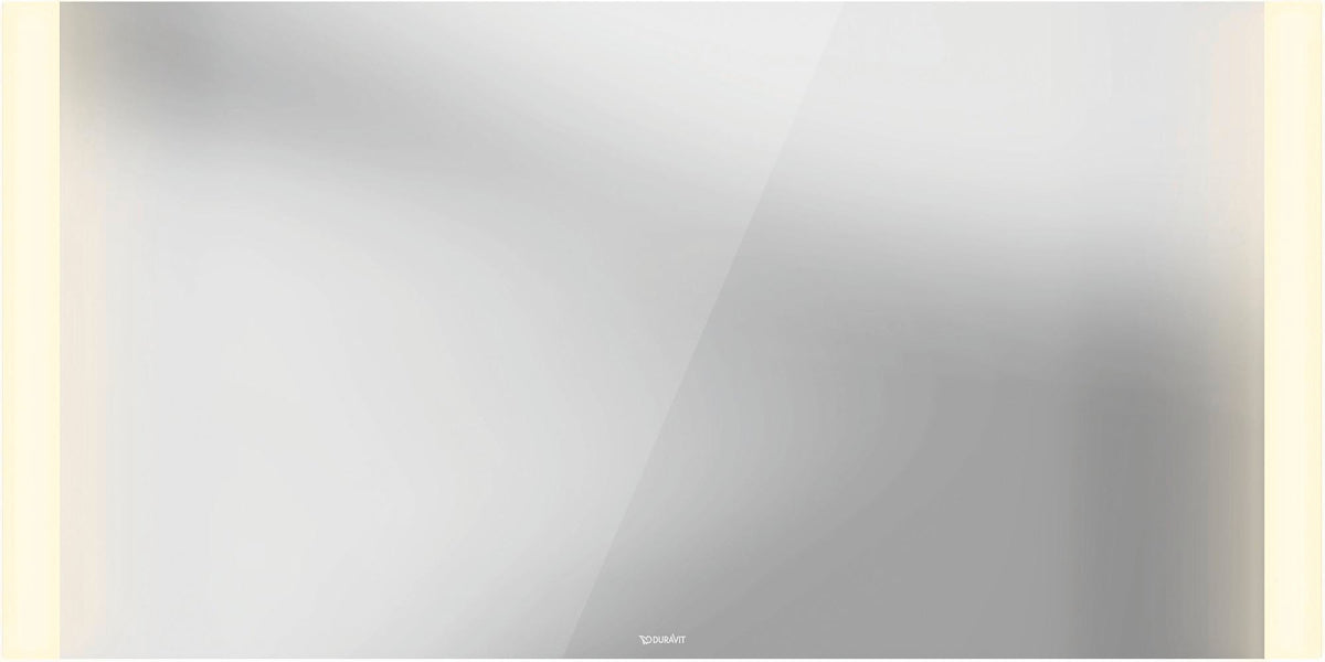DURAVIT Licht & Spiegel Wandspiegel 1300x700mm mit LED-Beleuchtung und Sensorschalter – Weiß