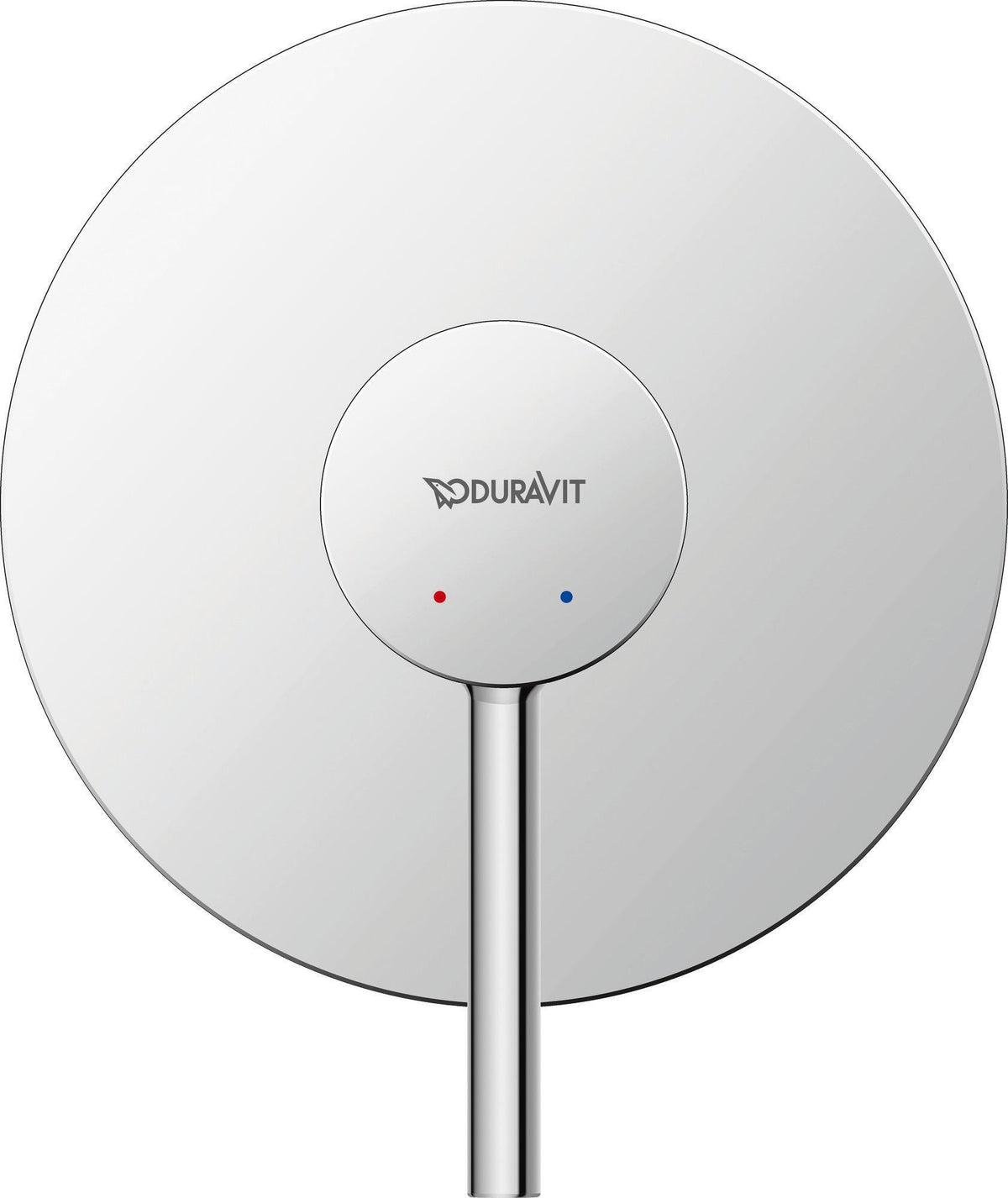 DURAVIT Circle Einhebelmischer Unterputz Set Chrom – Keramikmischsystem, 1 Griff, für Durchlauferhitzer