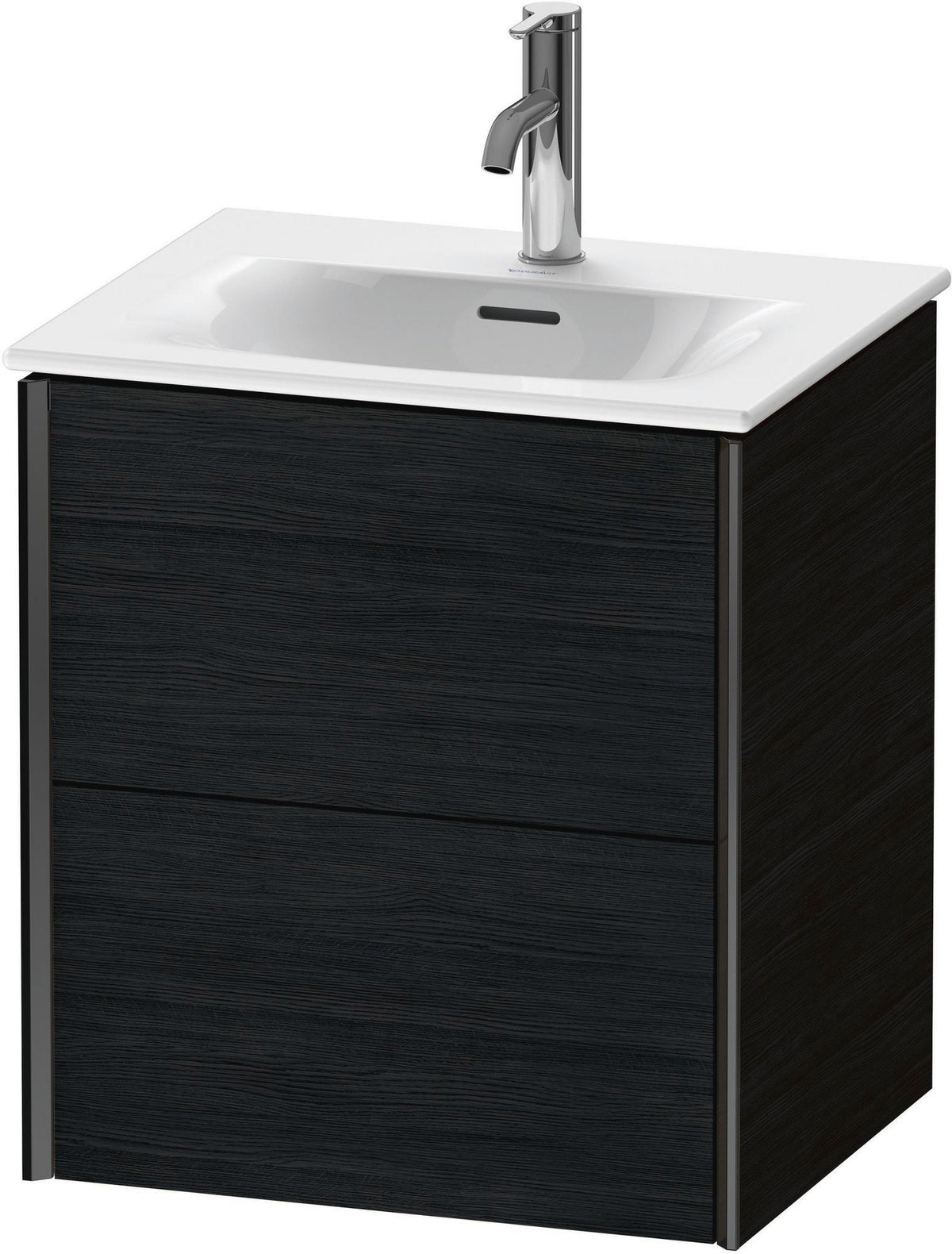 DURAVIT XViu Waschtischunterbau wandhängend 557 mm Eiche mit 2 Schubkästen und Tip-on Technik