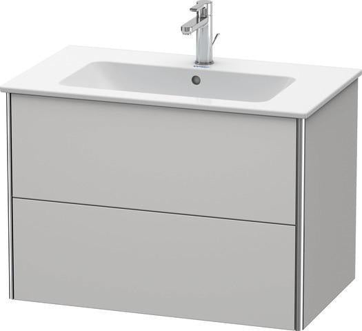 Duravit XSQUARE Waschtischunterbau 810 mm, 2 Schubkästen, s-matt, Eiche Ahorn, für ME by Starck