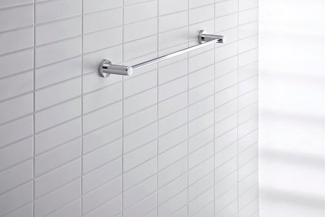 Duravit D-Code Handtuchhalter 648 mm, Chrom, inkl. Befestigungsmaterial