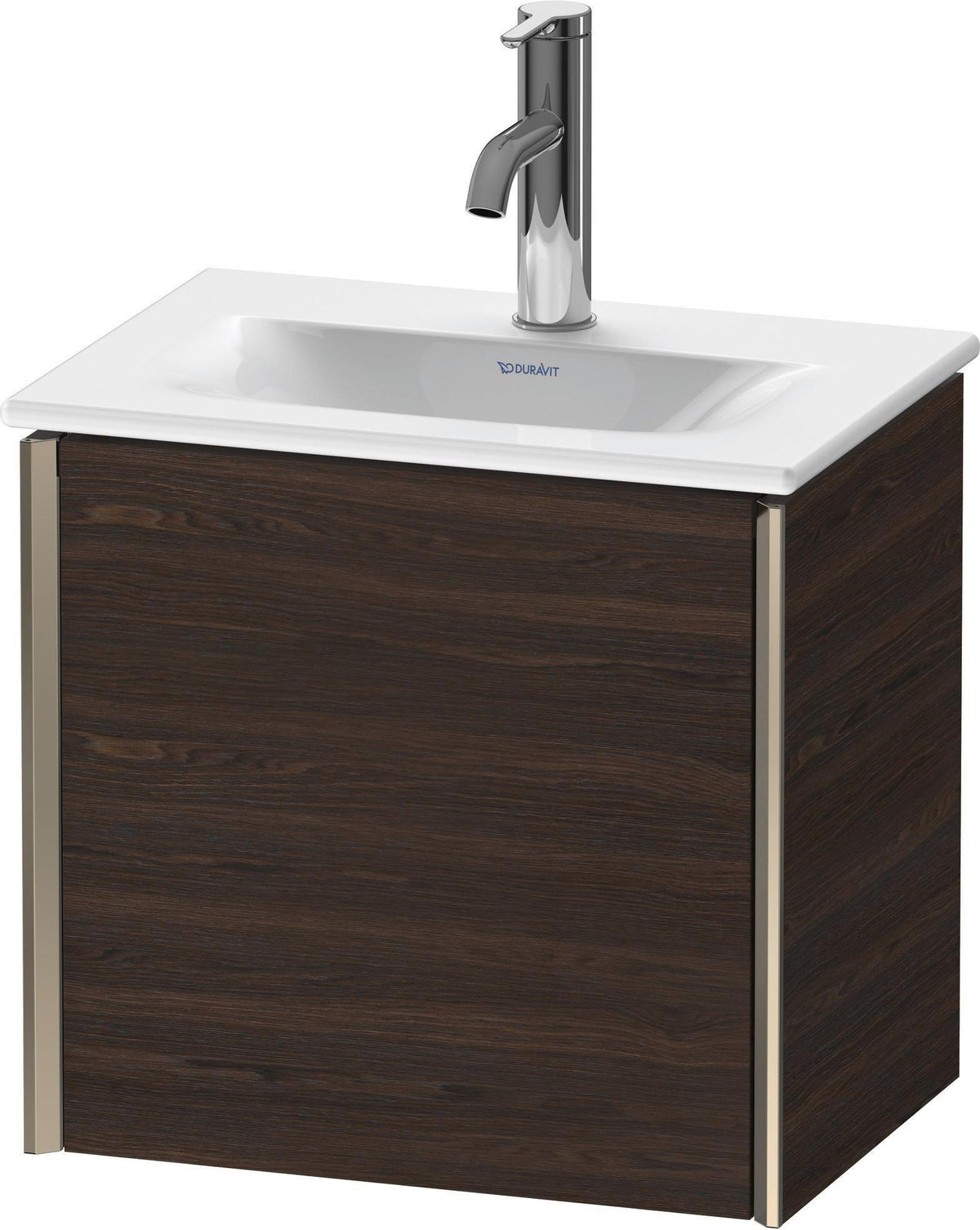 DURAVIT XViu Waschtischunterbau wandhängend 1 Tür Amerikanischer Nussbaum