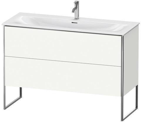 Duravit Waschtischunterbau XSquare 1210 mm, 2 Auszüge, weiß matt, Tip-On-Technik, für Viu