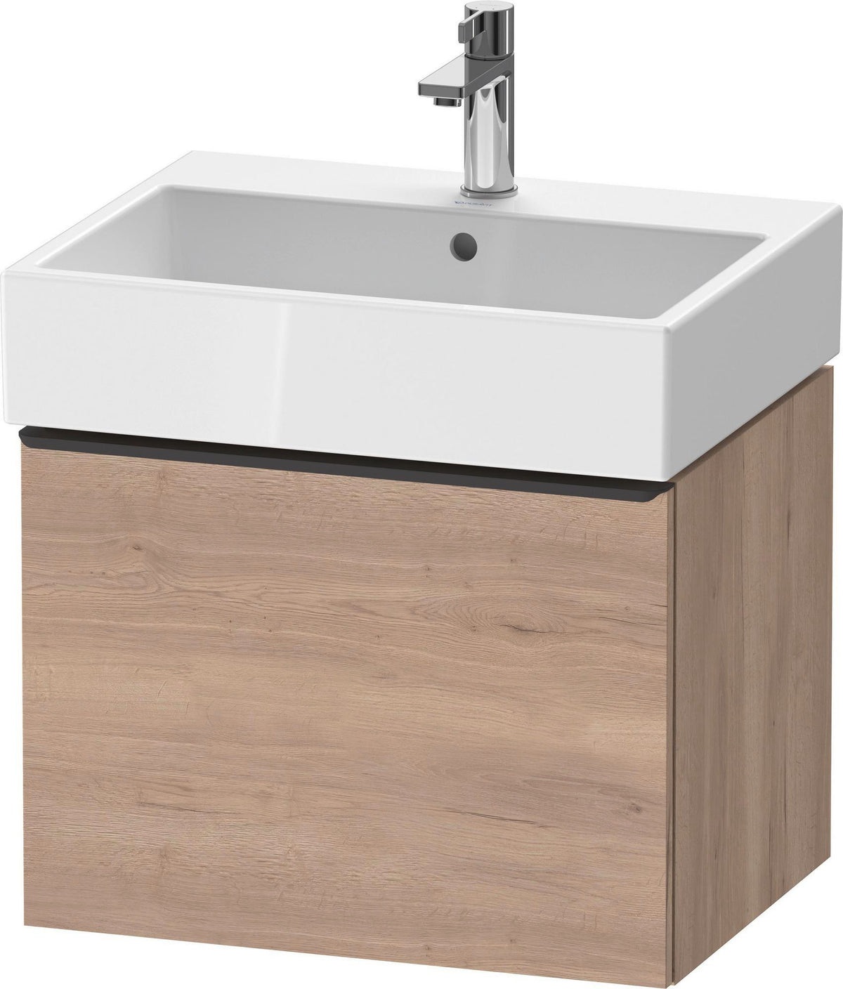 DURAVIT D-Neo Waschtischunterbau 584 mm wandhängend mit 1 Auszug, Griff Bronze, Weiß Matt