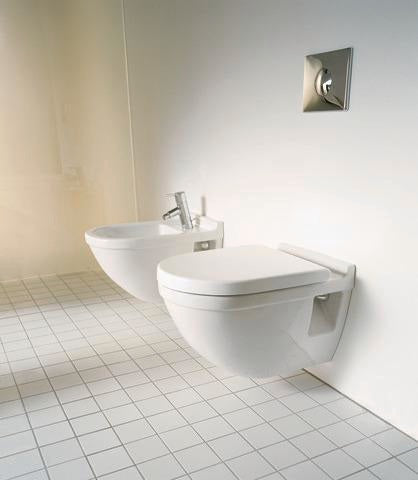 DURAVIT Wand-Bidet Starck 3 540 mm mit Überlauf & Hahnlochbank, weiß