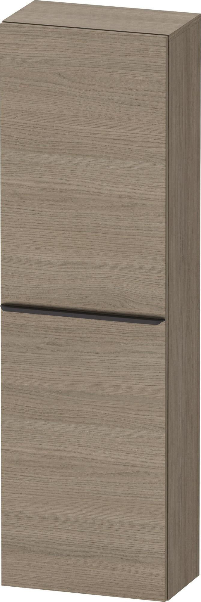 DURAVIT D-Neo Halbhochschrank 400 mm Eiche Terra matt, 1 Tür rechts, Soft-Close