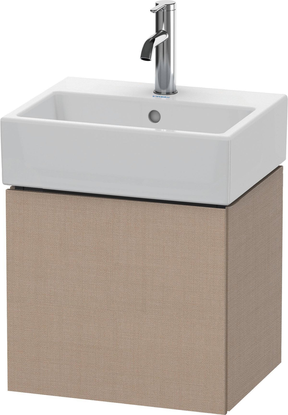 Duravit L-Cube Waschtischunterbau 434 mm weiß matt, 1 Tür links, wandhängend