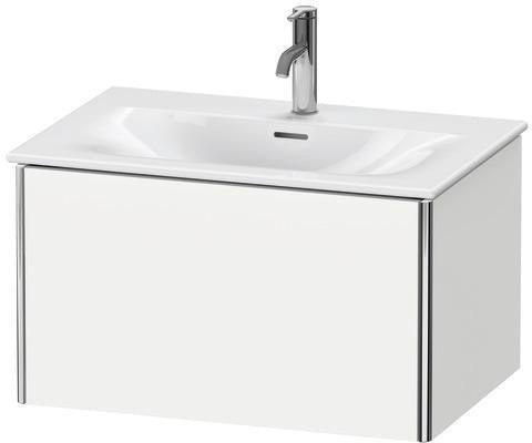 Duravit XSQUARE Waschtischunterbau 710 mm weiß matt – 1 Auszug, wandhängend, für Viu