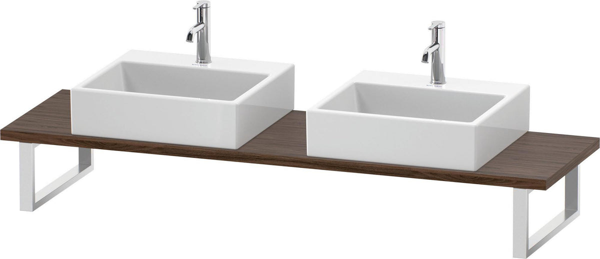 Duravit DuraStyle Compact Konsole 2 Ausschnitte 30x480x800 mm Weiß Matt – Variable Breite