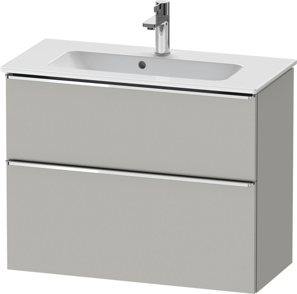 DURAVIT D-Neo Waschtischunterbau 810 mm Eiche Schwarz Bronze, wandhängend, 1 Auszug