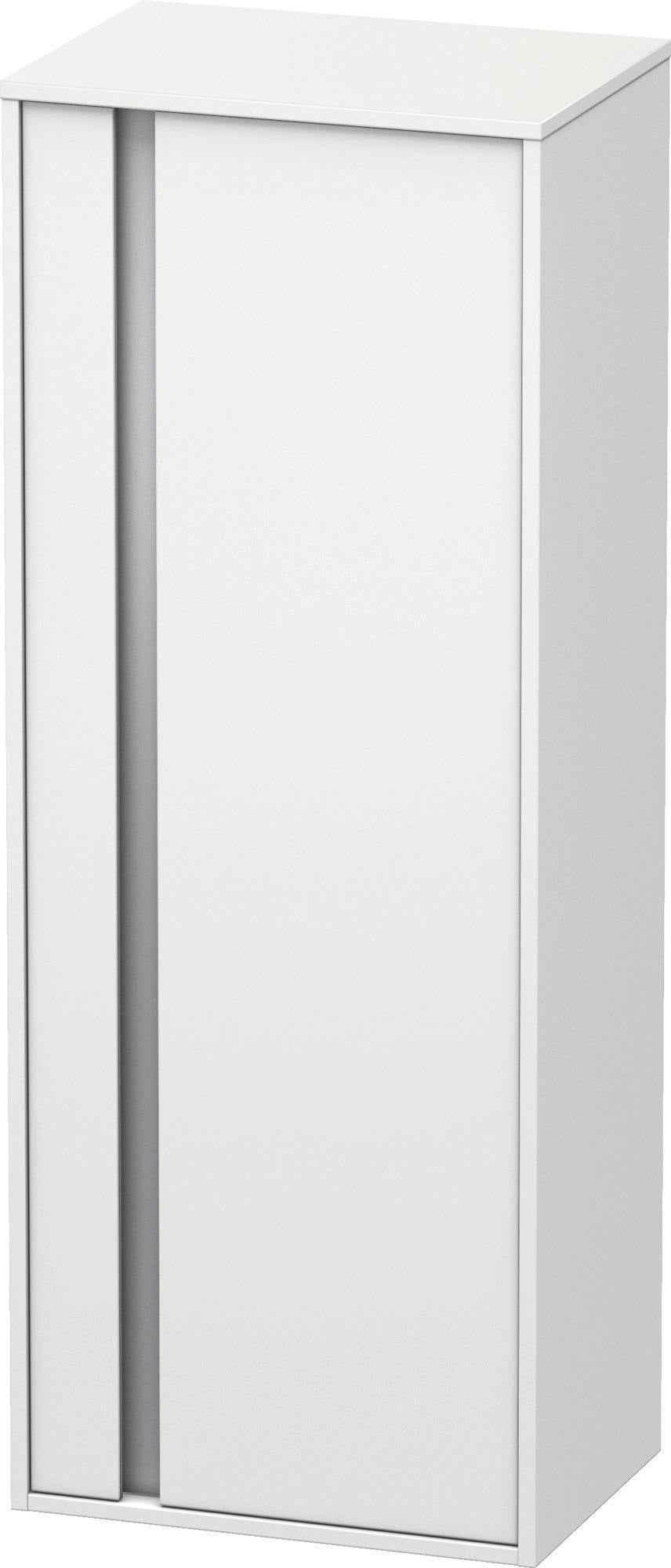 Duravit Hochschrank Ketho 360x500x1320mm, 1 Tür, Anschlag links, weiß matt – wandhängend mit Soft-Close