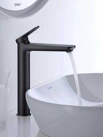 DURAVIT Wave Einhebel-Waschtischmischer XL Bronze Gebürstet ohne Zugstange
