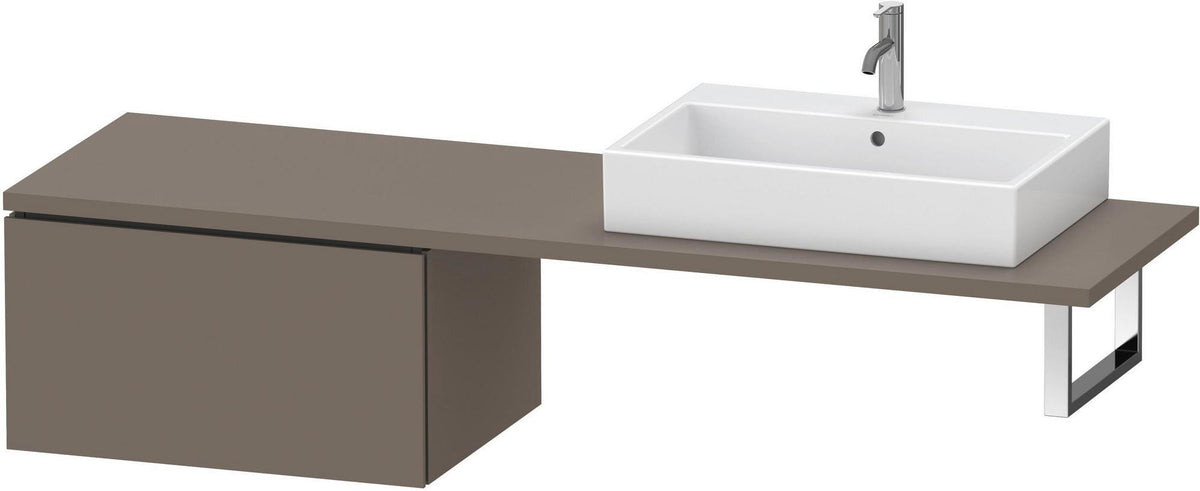 DURAVIT L-Cube Unterschrank 720 mm weiß matt – 1 Auszug, wandhängend, Tip-on