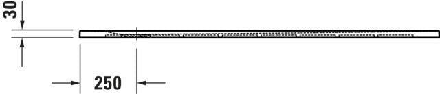 Duravit Sustano Duschwanne 1400x800x30 mm Mineralguss hellgrau matt – rechteckig, bodenbündig, mit Rutschhemmung