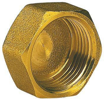 MULTITUBO Kappe aus Messing 1 Zoll IG – Systemgebundener Fitting für Verteiler Sanitär