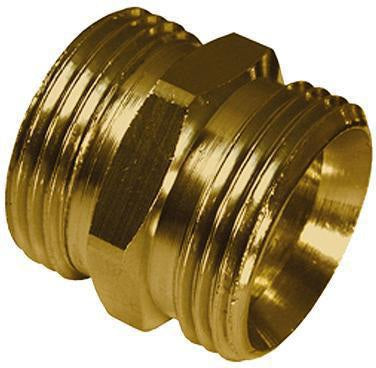 MULTITUBO Doppelnippel m Eurokonus 3/4"x3/4" Messing vernickelt