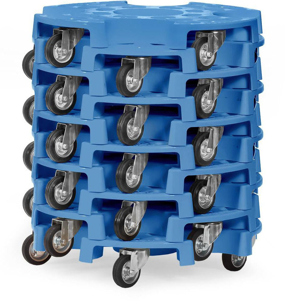 FETRA Reifenroller PP geschlossen Ø 700 mm blau für 8 Reifen oder 4 Kompletträder
