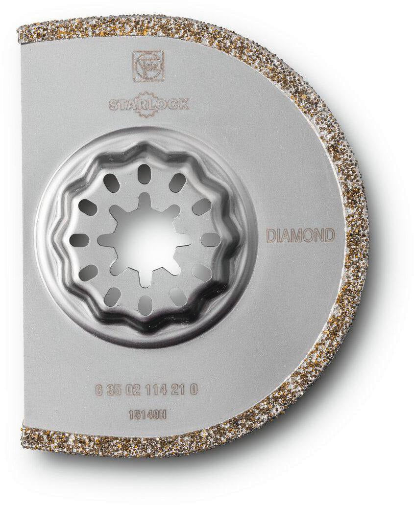 FEIN Segmentsägeblatt SL Diamant Ø75 mm Starlock – für Marmor-, Epoxidharz- und Trassfugen