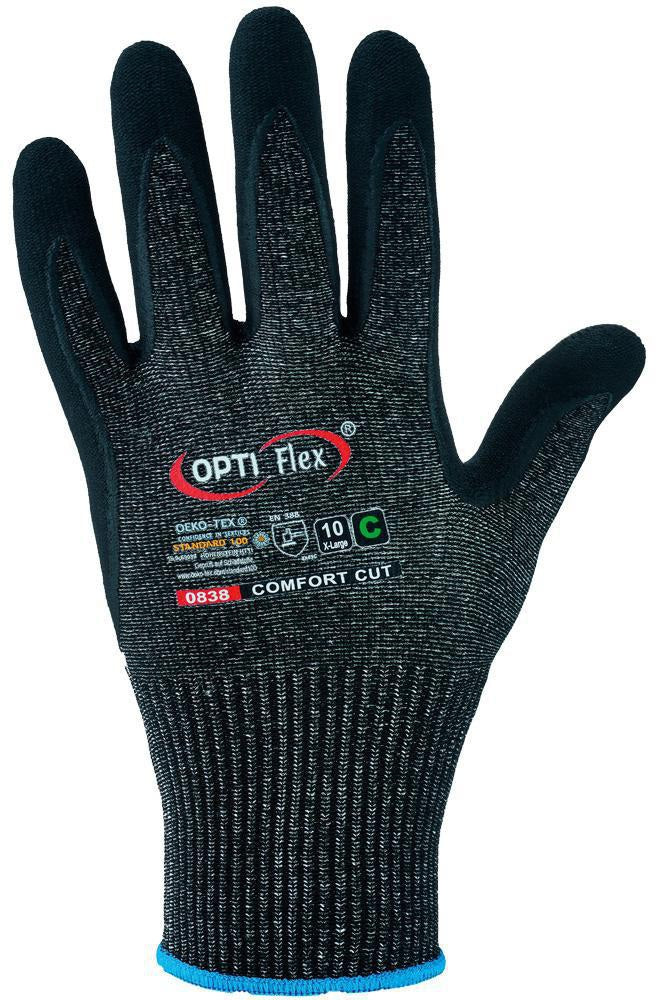 Schnittschutzhandschuhe Comfort Cut Gr.7 von OPTIFLEX – EN 388, PSA II