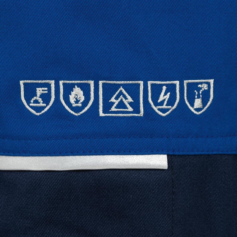 ELYSEE Hitzeschutzhose VINCENT Gr.48 kornblau/marine – Multinorm-Schutzbekleidung