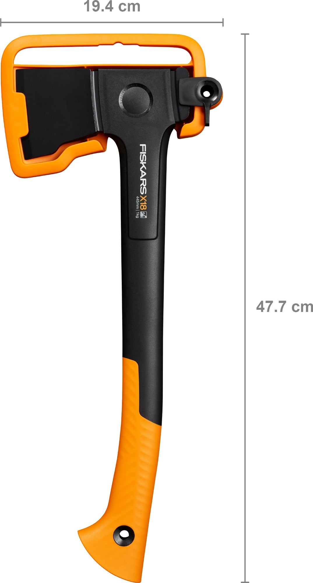 FISKARS Universalaxt X14-XS – Ultraleicht, FiberComp-Griff, 355 mm